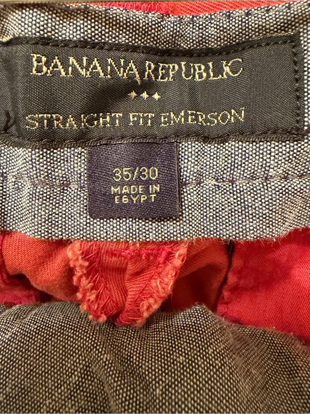 Banana Republic Red-Orange Men's Chinos